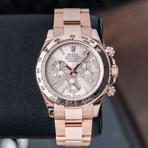 rolex daytona rose gold usato|rolex daytona value chart.